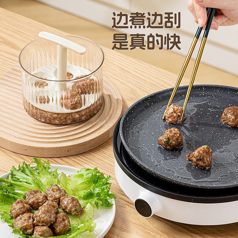 Stainless Steel Meatball Spoon - Image 2