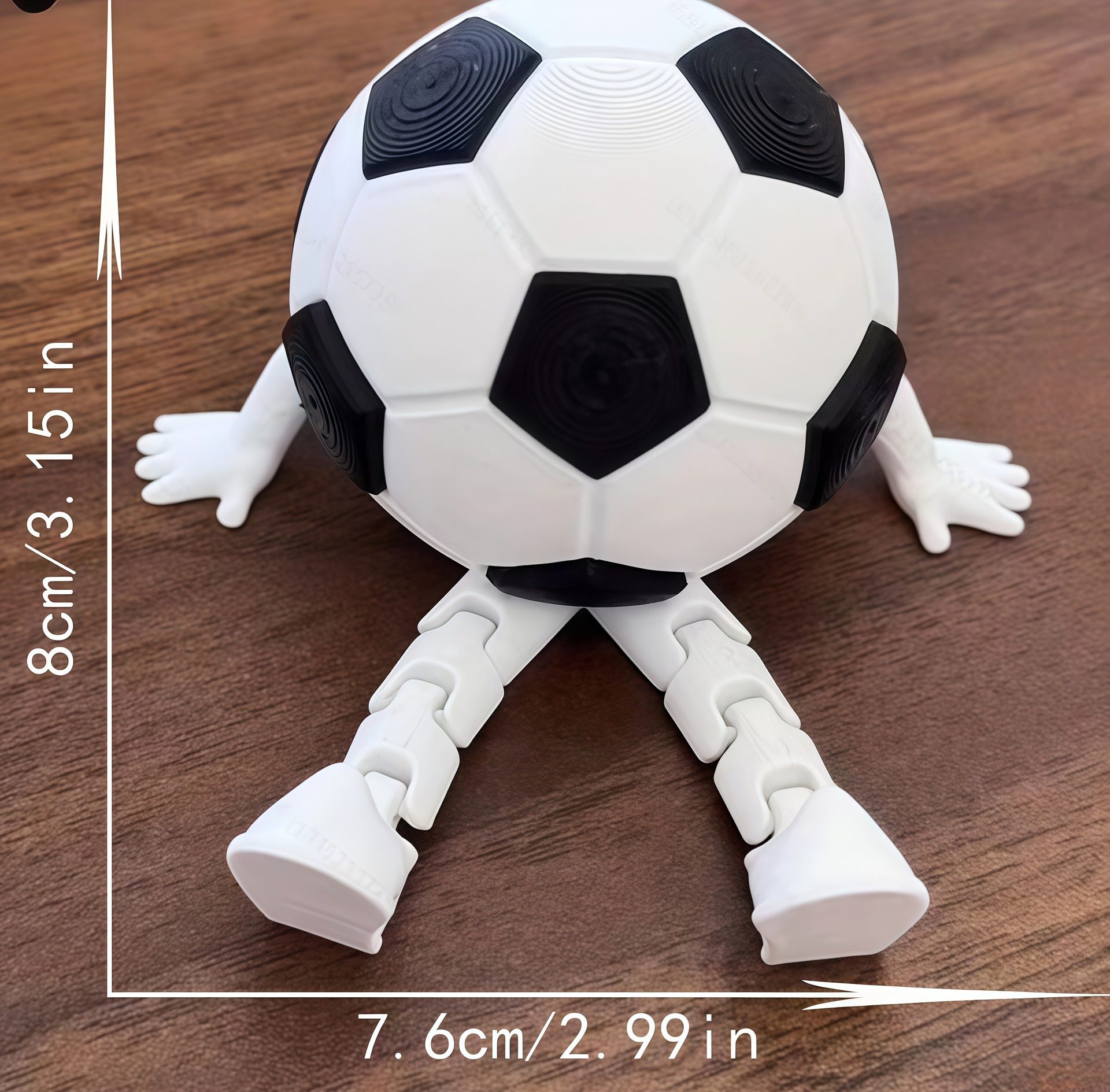 Football Sitting Figurine Craft Ornament Decoration - Image 2