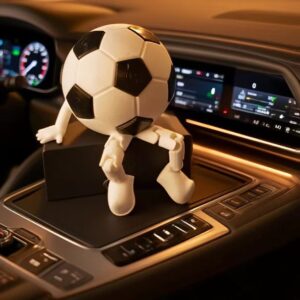 Football Sitting Figurine Craft Ornament Decoration